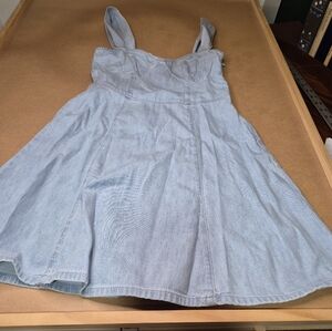 GAP Women's Light Blue Denim Casual Dress